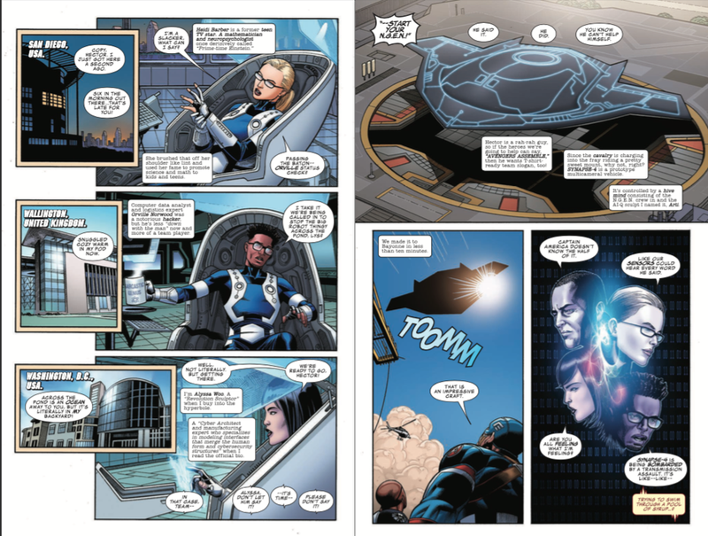 Illustration for article titled Here's Marvel's Canceled Promo Comic for Defense Contractor Northrop Grumman